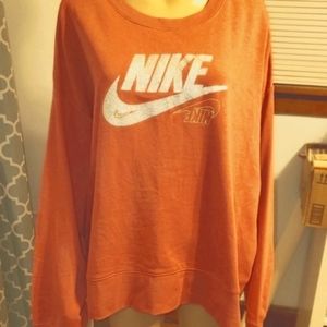 NWT- NIKE-Size 3X, coral/pink color sweatshirt.